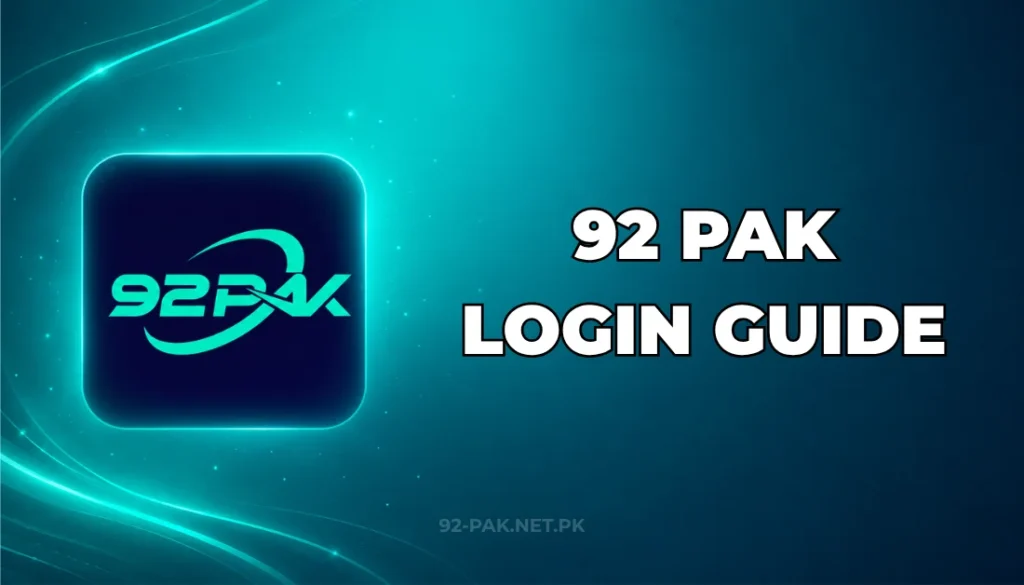 92 PAK LOGIN GUIDE